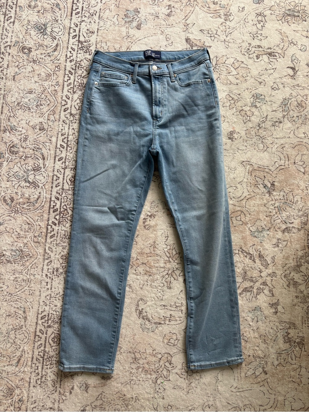 GAP Women's Light Blue Straight Leg Jeans 6/28R